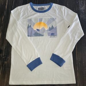 Eddie Bauer Sunrise Sleep Shirt Boys M 10/12